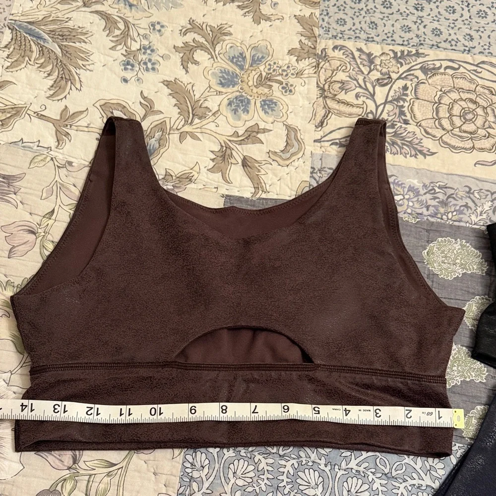 Aerie Women's Sports Bras - Black, Navy, and Brown - Picture 3 of 7